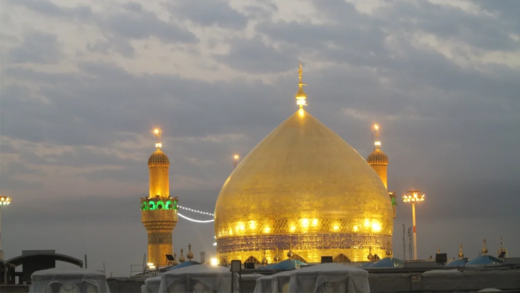 مکان های زیارتی نجف اشرف حرم امام علی 