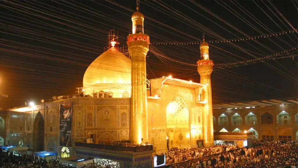 تصویر مرقد امام علی 