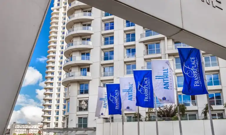 تصویر ساختمان هتل آپارتمان فریزر پلیس آنتهیل