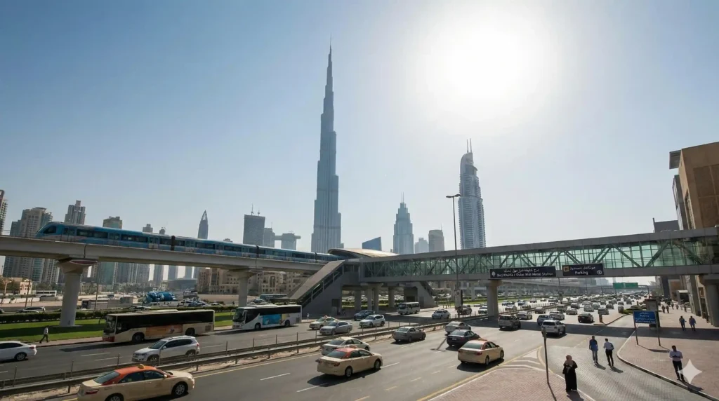 راه های دسترسی به برج خلیفه دبی 