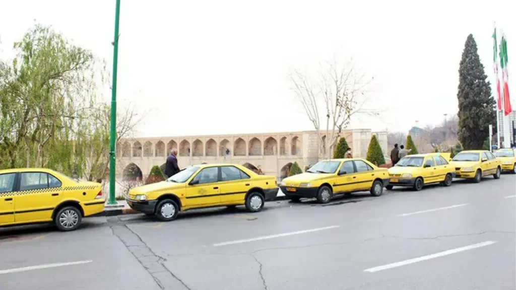 تصویر تاکسی ها در اصفهان