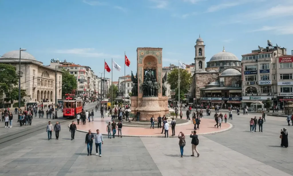 عکس میدان تکسیم استانبول