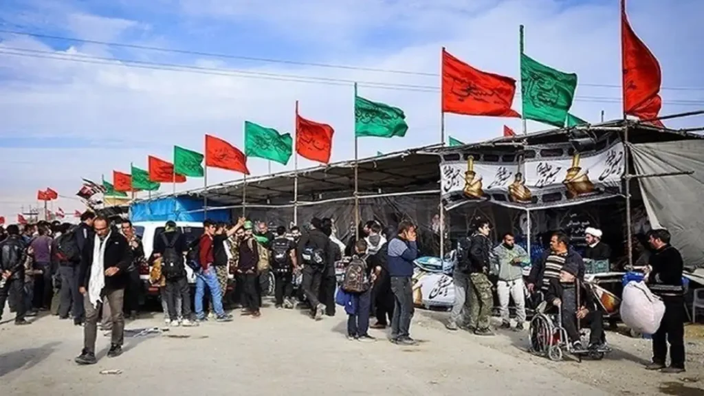 یکی از موکب های مسیر نجف کربلا
