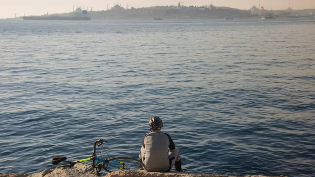 دوچرخه سواری در کنار ساحل فلوریا