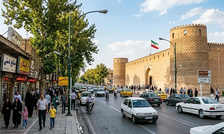 بازدید از ارگ کریم خان 