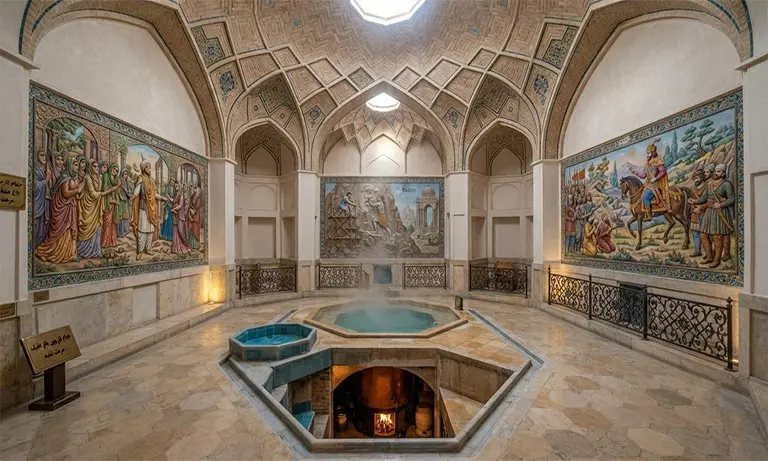 حمام سنتی باغ عفیف آباد
