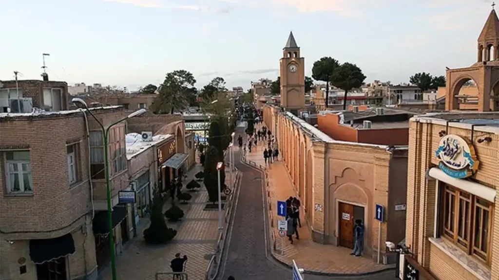 موقعیت مکانی کلیسای وانک