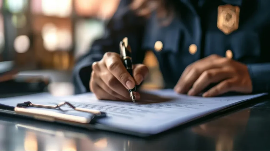 گزارش پاسپورت گمشده به پلیس