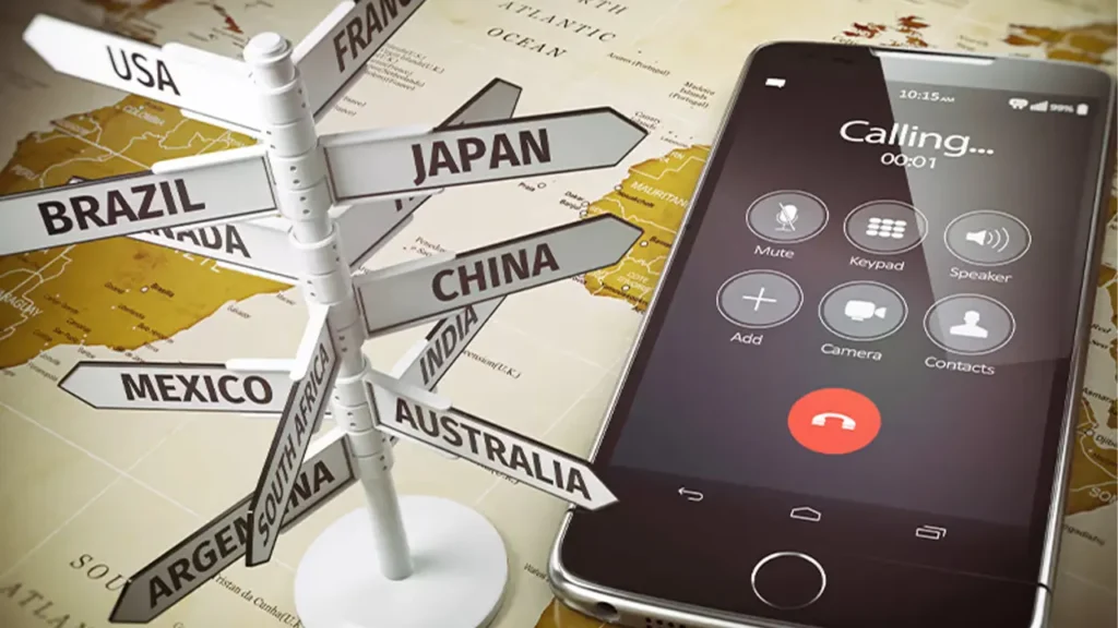 ساختار یک شماره تلفن بین المللی