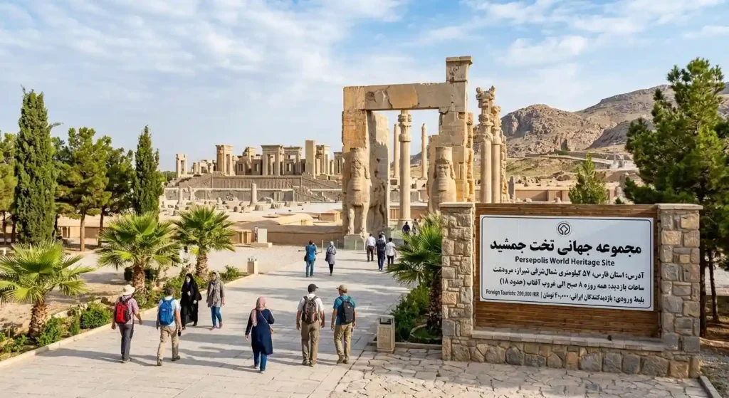 بازدید از تخت جمشید شیراز