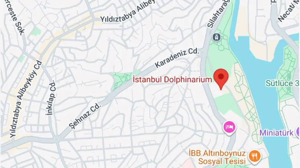 موقعیت مکانی دلفیناریوم 