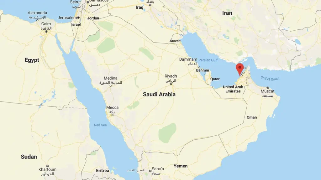 موقعیت جغرافیایی و استراتژیک بندر جبل علی