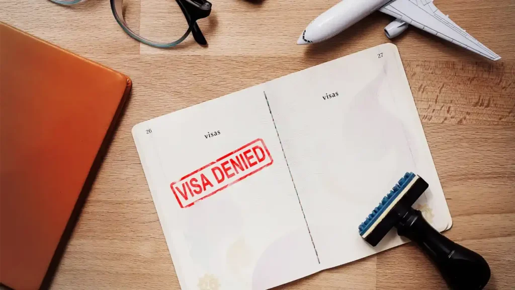 رد شدن ویزای توریستی