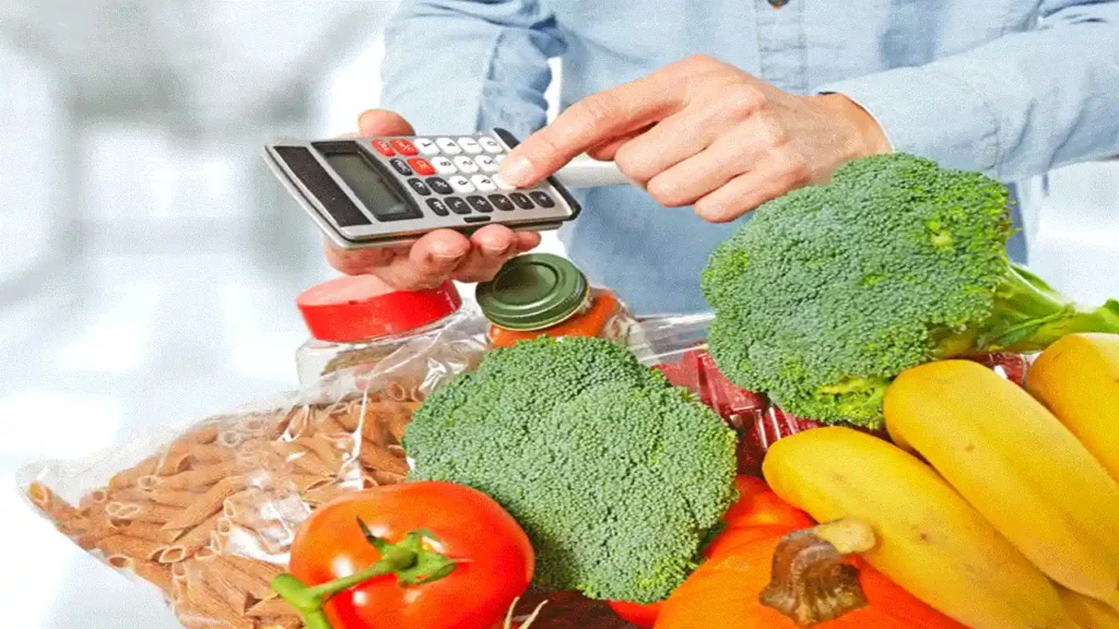 حساب کردن هزینه مواد غذایی با ماشین حساب