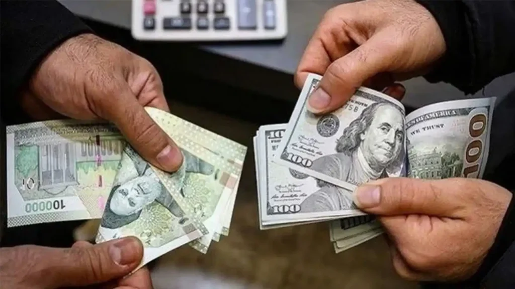 تبدیل ارز دلار و ریال