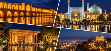 جاهای دیدنی اصفهان در شب